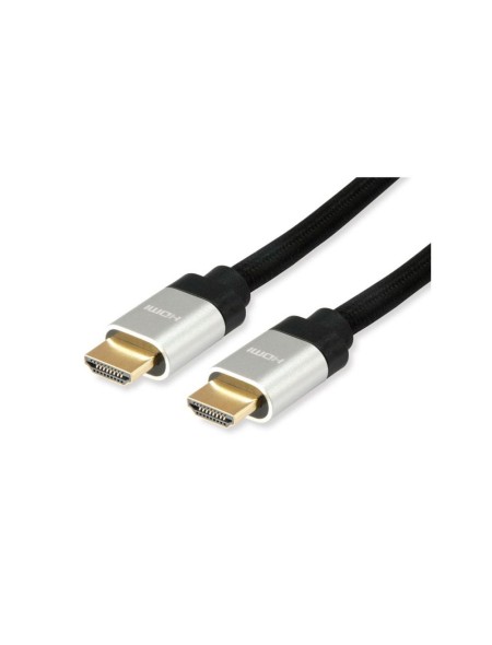 ÷ Cable hdmi equip hdmi 2.1 3m high speed 48gbps 8k/60hz 4k/120hz mallado 119382