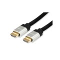 ÷ Cable hdmi equip hdmi 2.1 3m high speed 48gbps 8k/60hz 4k/120hz mallado 119382