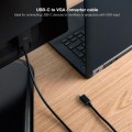 Cable conversor Type-C a VGA M/M / 1.8m / Negro / Nanocable / 10.15.5202