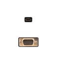 Cable conversor Type-C a VGA M/M / 1.8m / Negro / Nanocable / 10.15.5202