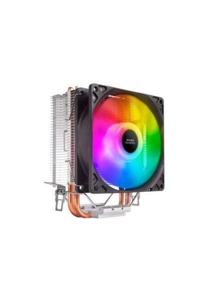 ÷ Ventilador con disipador para cpu mars gaming mcpu argb aluminio con base de cobre 2 heatpipes hct t