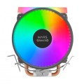 ÷ Ventilador con disipador para cpu mars gaming mcpu33 black iluminacion dual frgb 3 heatpipes disipad