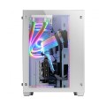 ÷ Caja e-atx torre gaming mars gaming mcv3 white xxl premium custom doble ventana de cristal templado 