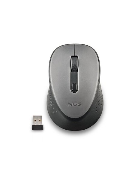 ÷ Mouse ngs dew gray optico inalambrico de 2,4ghz con nano receptor