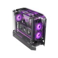 ÷ Caja atx semitorre gaming mars gaming mcedge dise?o open air cristal templado gpu 390mm 1x3.5 3x2.5 