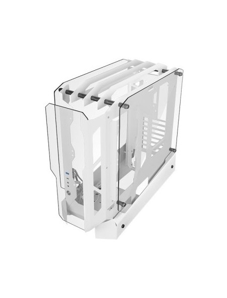 ÷ Caja atx semitorre gaming mars gaming mcedgew dise?o open air cristal templado gpu 390mm 1x3.5 3x2.5