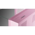 ÷ Caja microatx gaming mars gaming mcvisionmp triple cristal templado gpu 330mm 1x3.5 1x2.5 rosa