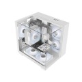 ÷ Caja microatx gaming mars gaming mcvisionmw triple cristal templado gpu 330mm 1x3.5 1x2.5 blanco