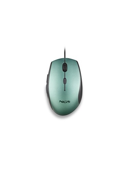 ÷ Mouse ngs ergo moth ice con cable y botones silenciosos. adaptador usb a tipo c