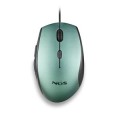 ÷ Mouse ngs ergo moth ice con cable y botones silenciosos. adaptador usb a tipo c