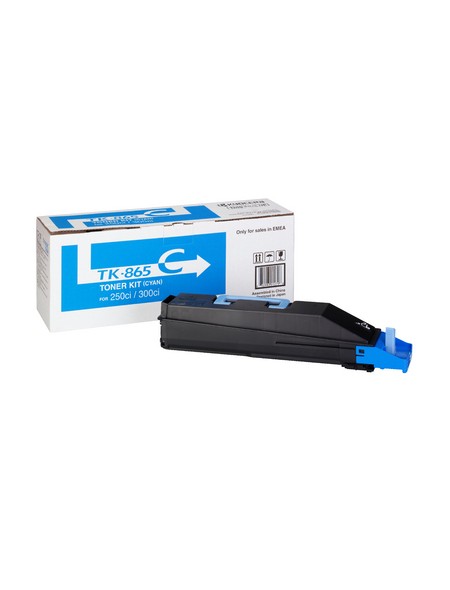 ÷ Tóner original kyocera tk-865c cian 12.000 páginas
