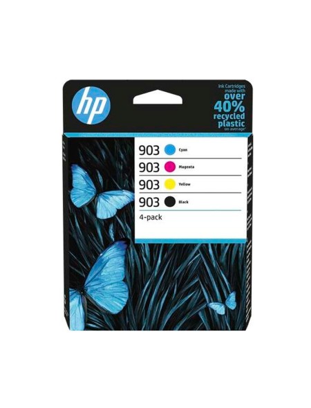 Tinta Original Hp pack n903 Negro + Colores  6zc73ae