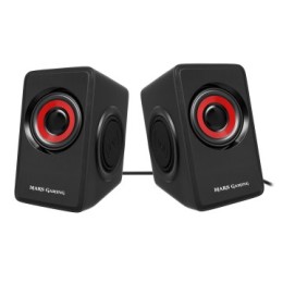 ÷ Altavoces 2.0 mars gaming ms1 10w rms vibro-subwoofer color negro y rojo