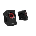 ÷ Altavoces 2.0 mars gaming ms1 10w rms vibro-subwoofer color negro y rojo