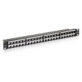 ÷ Patch panel vacio utp cat.6 48 puertos keystone slim 1u