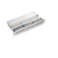 ÷ Patch panel 16 puertos categoria 5e apantallado (ral7035)