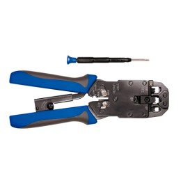 ÷ Crimpadora profesional equip rj11-rj12-rj45 129404