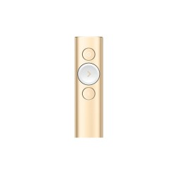 ÷ Presenter logitech spot light retail color gold wireless presenter p/n:910-004862