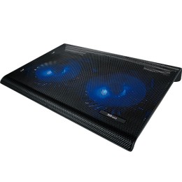 ÷ Base de refrigeracion para portatiles trust  con 2 ventiladores y leds azul hasta 17.3