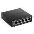÷ Switch no gestionable d-link dgs-1005p 5p giga con 4p poe (60w) sobremesa no rack
