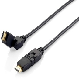 ÷ Cable hdmi equip hdmi 2.0 high speed con ethernet 3m conectores pivotantes 180? 119363