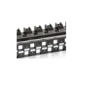 ÷ Patch panel vacio cat.6a 24 puertos keystone 1u