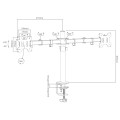 ÷ Soporte de mesa approx appsmd02 para 2 pantallas approx appsmd02 de 10
