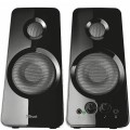 ÷ Altavoces 2.0 trust 2.0 tytan 18w rms 36w max autoalimentado usb conexion frontal auriculares negro
