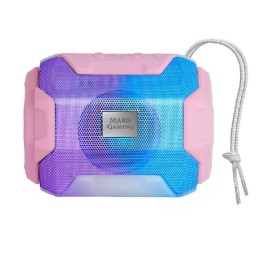 ÷ Altavoz bluetooth portable mas gaming msbax pink 10w radio fm, puerto usb y microsd iluminacion rgb 
