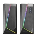 ÷ Altavoces 2.0 bluetooth mars gaming ms7 black 20w rms iluminacion rgb dinamico procesador dsp