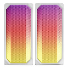 ÷ Altavoces 2.0 bluetooth mars gaming msrgb white full rgb frontal 15w control box jack 3.5mm