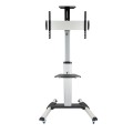 ÷ Soporte de suelo con ruedas tooq fs1870m-b para pantalla de 37-70