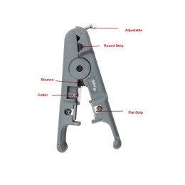 ÷ Herramienta pelacables universal utp & stp equip 129407