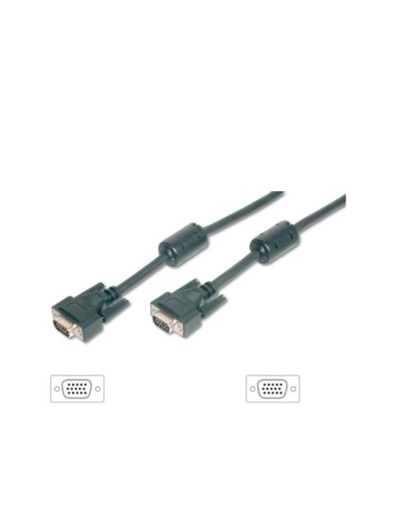 ÷ Cable svga equip 3coax macho - macho 10m con ferritas 118814