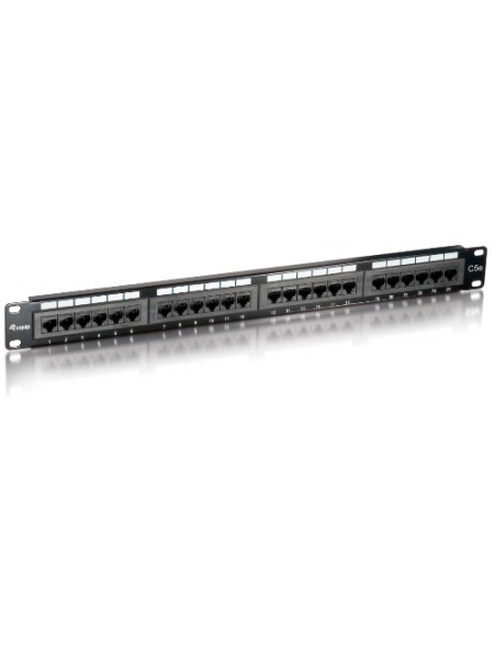 ÷ Patch panel 24 puertos categoria 5e