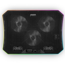 ÷ Base de refrigeracion para portatiles mars gaming mnbc6 con soporte adicional de movil/tablet para p