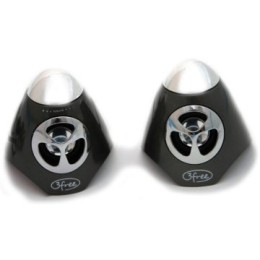 ÷ Altavoces 2.0 3free spk100w 2w+2w negro alimentacion por usb