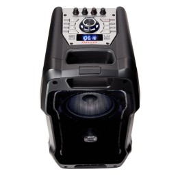 ÷ Altavoz bluetooth trolley aiwa kbtus-400 bluetooth 5.0 salida 50w rms bateria radio fm microfonos in