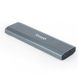÷ Caja externa m.2 usb-c tooq tqe-2223g para m.2 ngff/nvme usb 3.1 gen2 gris