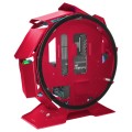 ÷ Caja microatx gaming mars gaming mcorb red dise?o esferico extremo premium doble ventana de cristal