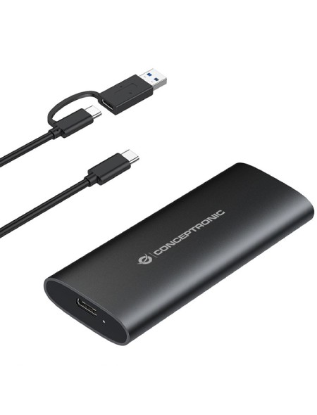 ÷ Caja externa m.2 usb-c conceptronic dante hd m.2 sata/nvme ssd usb-c 3.2 gen2 / usb-a