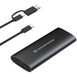 ÷ Caja externa m.2 usb-c conceptronic dante hd m.2 sata/nvme ssd usb-c 3.2 gen2 / usb-a