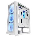 ÷ Caja e-atx torre gaming mars gaming mc-neo white premium 4 ventiladores argb frontal y lateral de cr