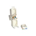 ÷ Kit 8 uds conector hembra rj45 utp cat6 panel keystone tool free