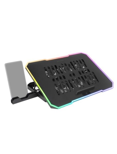 ÷ Base de refrigeracion para portatiles mars gaming mnbc7 6 ventiladres stand con 6posiciones soporte