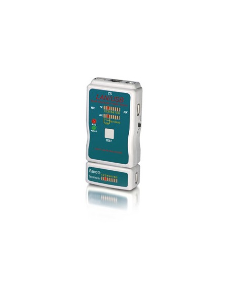 ÷ Tester cables lan & usb con unidad remota