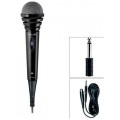 ÷ Microfono karaoke philips sbcmd110 color negro cable 1.5m jack 3.5 - 6.3 mm mono