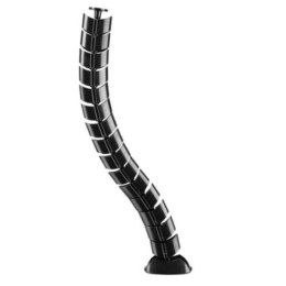 ÷ Organizador de cables equip 650861 de doble canal color negro