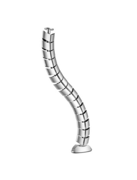 ÷ Organizador de cables equip 650862 de doble canal color plata