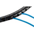 ÷ Organizador de cables en espiral equip 650868 con clip 2.5 metros color negro